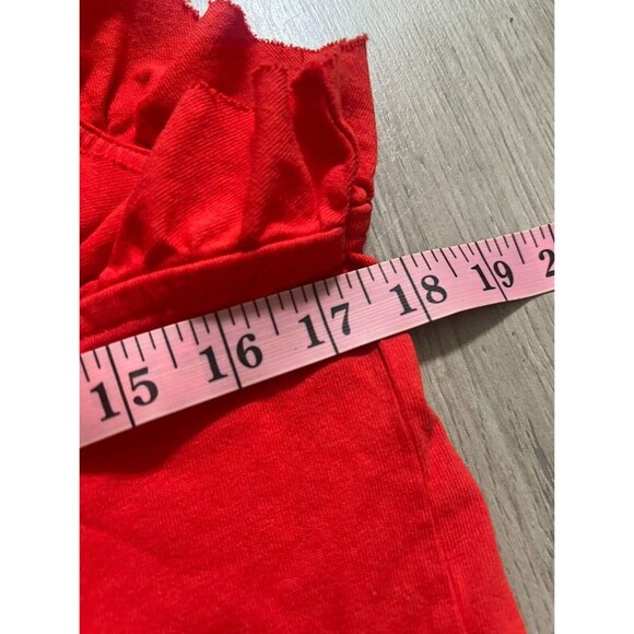 Current Elliott Dress Womens Cadence Sleeveless Ruffle Athleisure Knit size 2 - Picture 7 of 8